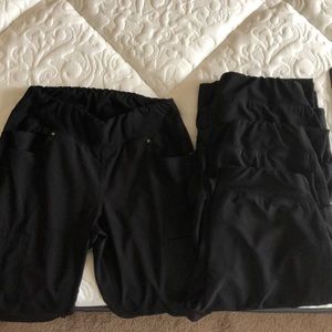 Black Scrub Pants
